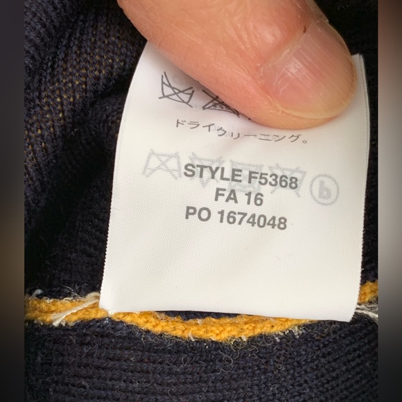 Merino double faced wool jumper, golden sun - Picture 8 of 10